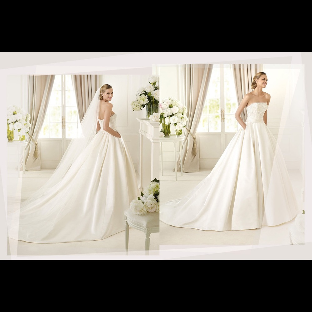 Pronovias Dalamo wedding dress